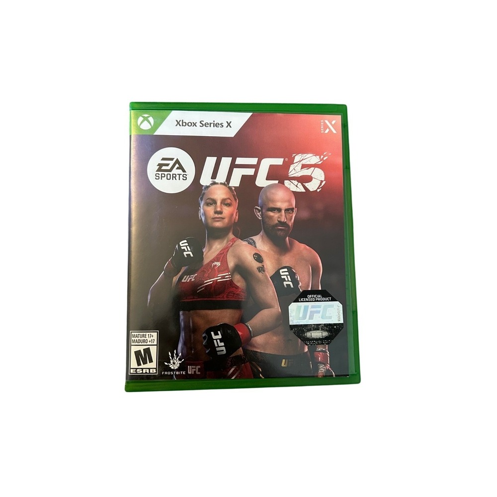EA Sports UFC 5 Video Game Xbox Series‎ X Green Excellent MMA Fighting Disc